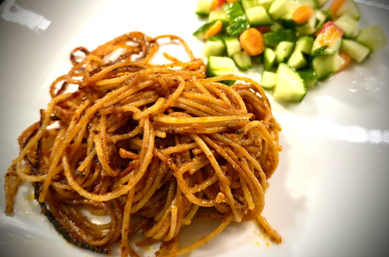 One-Pan 3-Ingredient Assassin's Spaghetti